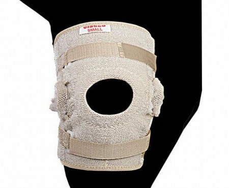 HINGED ELASTIC SUPPORT WITH PATTELA - (Skin Colour) - LARGE