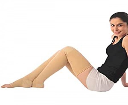  MEDICAL COMPRESSION STOCKINGS ABOVE KNEE LARGE