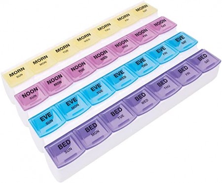 REN-H26A Weekly Pill Box (4 times)