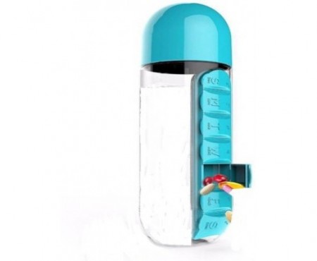 REN-H25B Weekly Pill box with Water bottle