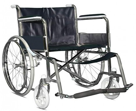 Wheel Chair Folding With Fixed Arm Rest And Foot Rest - FS809