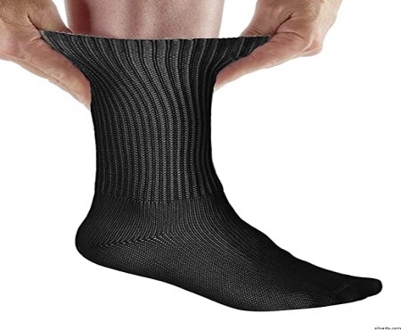 REN-E16 Simcan Comfort Socks Black/White