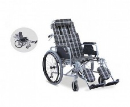 Wheel Chair Folding Reclining with Detachable Leg Rest and Folding Arm Rest & Leg Elevator Child - FS212