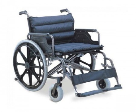 Wheel Chair Folding With Dtc Arm rest & Foot Rest With Extra Wide 951B