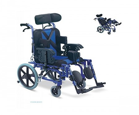 Reclining High Back Wheel Chair with Detachable Foot Rest - FS958