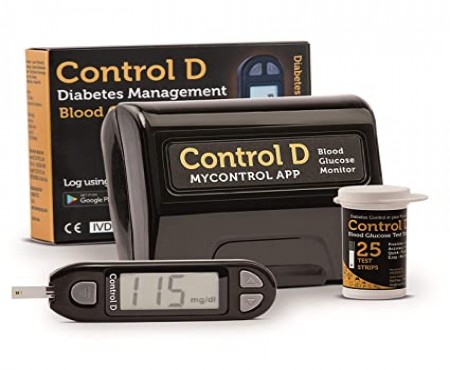 CONTROL D GLUCOMETER WITH 25 STRIPS