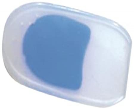SILICONE HEEL PAD WITH BLUE DOT