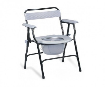 Invalid Commode Chair With Arm Rest Foldable - FS899