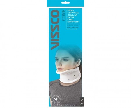 CERVICAL COLLAR WITH CHIN SUPPORT